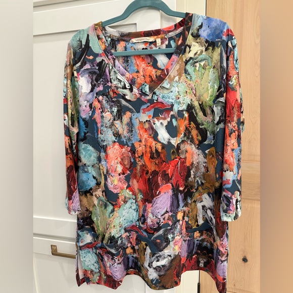 Soft Surroundings Tops - Soft Surroundings Multi-colored (L) soft knit top